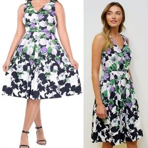 Talbots Oprah collection floral dress